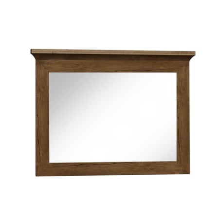 Konsimo VETIS Lustro w ramie w klasycznym stylu jesion, jesion jasny