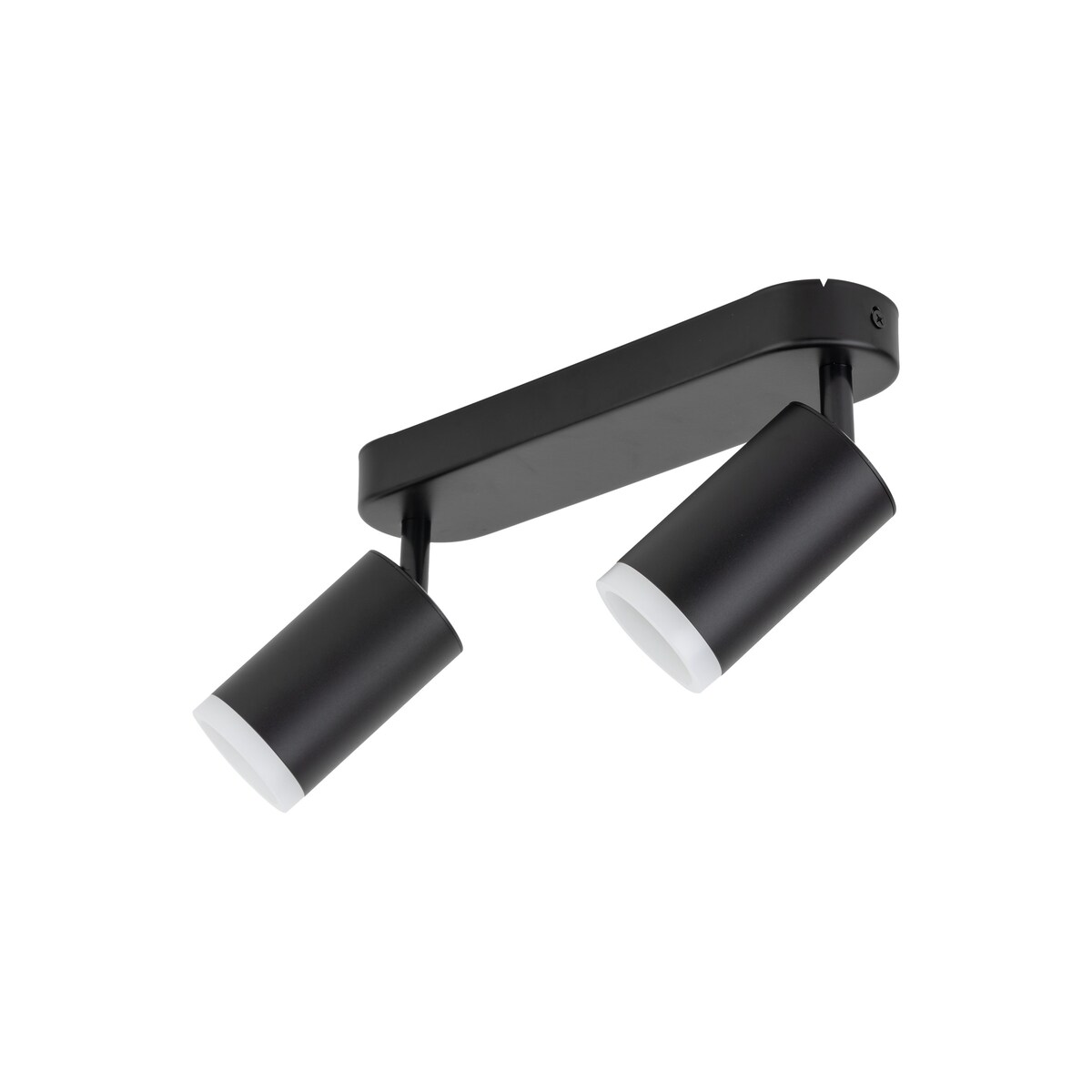 Lampa sufitowa reflektor spot podwójny JET BLACK 6912 TK Lighting GU10 czarna regulowana metalowa do salonu kuchni korytarza