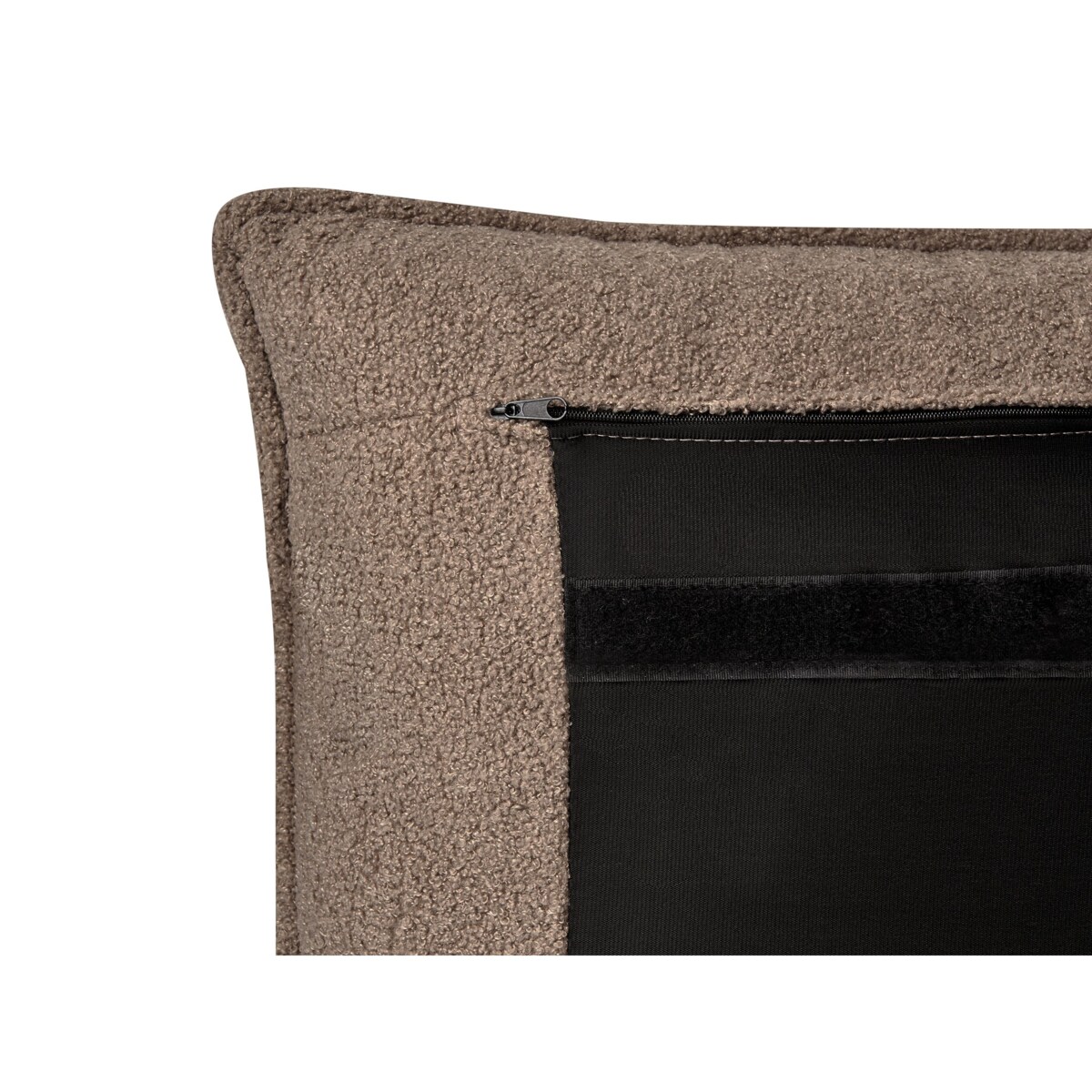 Łóżko wodne Boucle BAJONNA 180 x 200 cm Brązowy