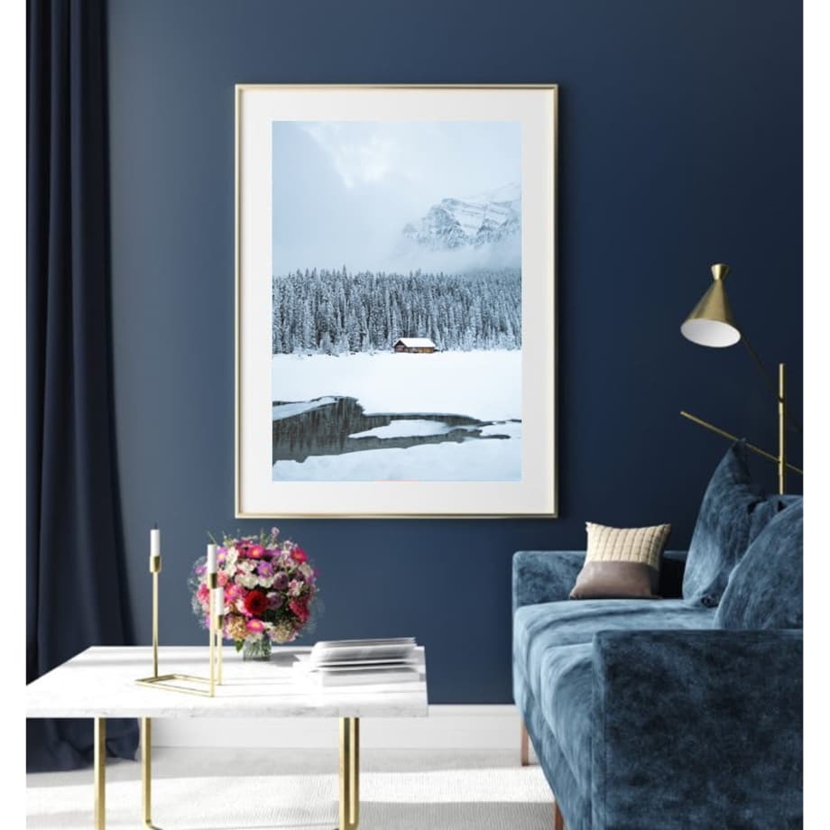 Poster Story, Plakat, Obraz - Zimowy Krajobraz, wymiary 42 x 60 cm