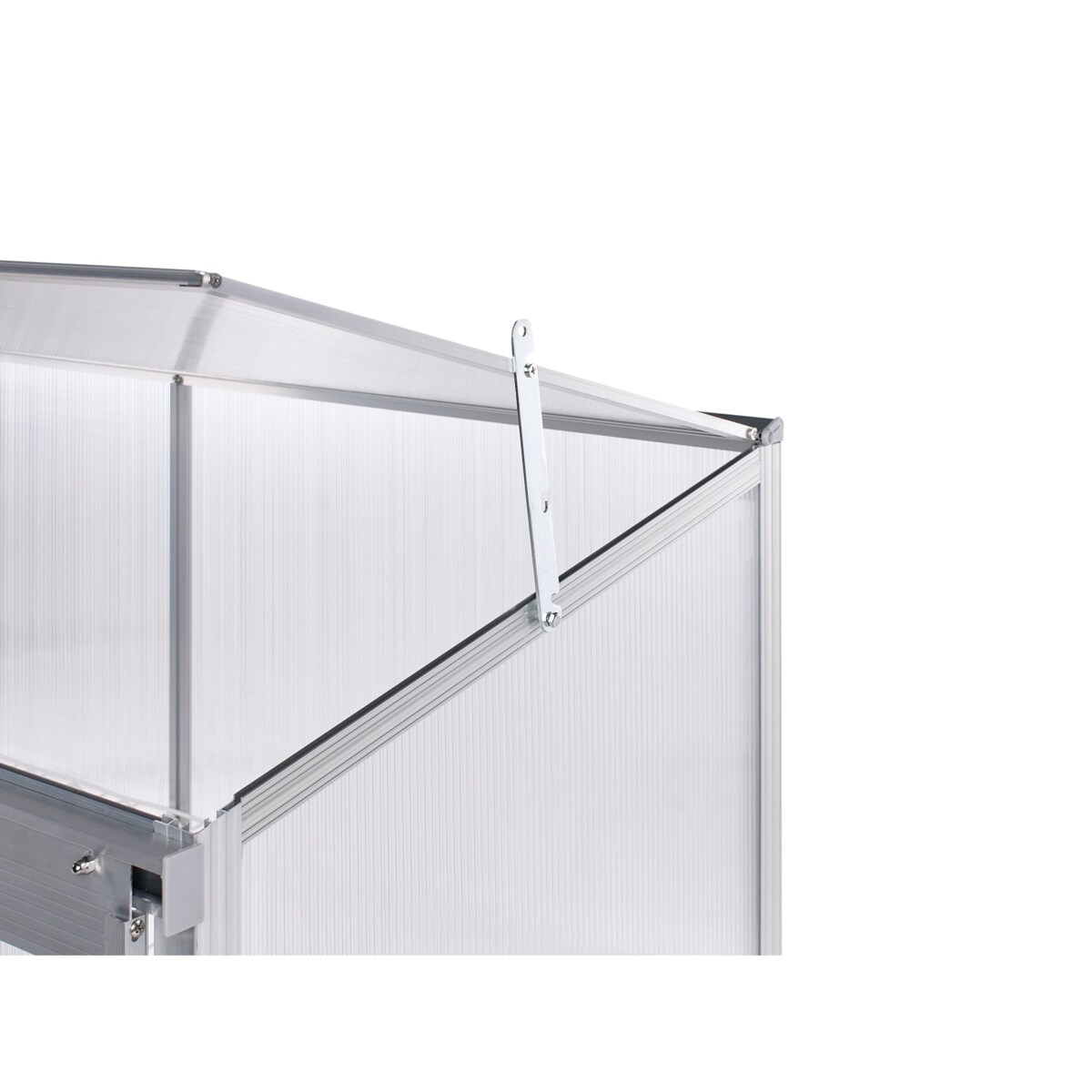 Szklarnia balkonowa LECCE Srebrny 59 cm