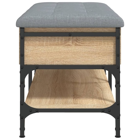 vidaXL Ławka na buty, dąb sonoma, 82x42x45 cm, materiał drewnopochodny