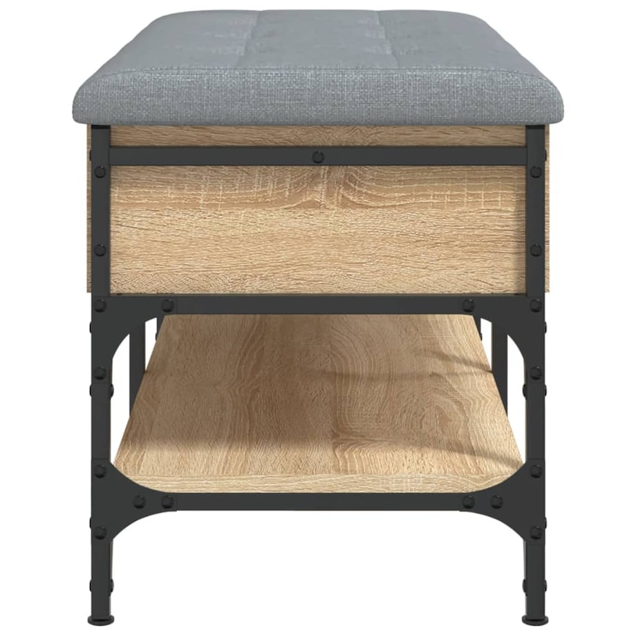 vidaXL Ławka na buty, dąb sonoma, 82x42x45 cm, materiał drewnopochodny