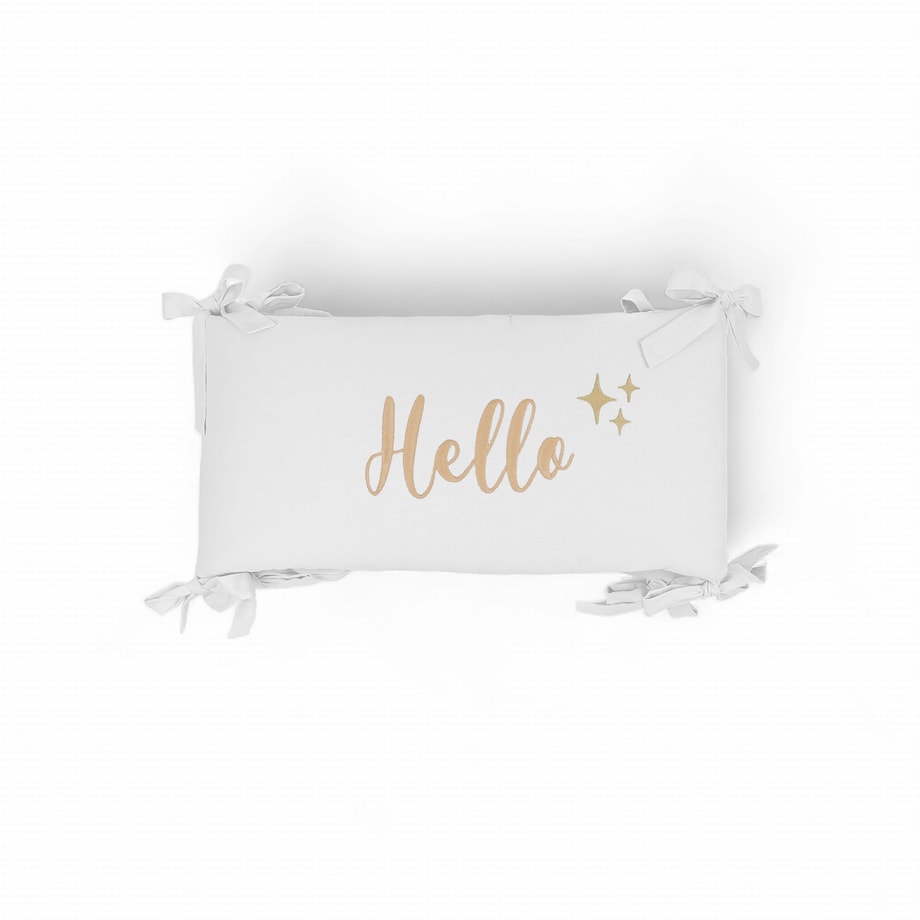 Ochraniacz do łóżeczka washed stars ecru - M