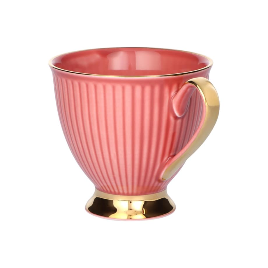 Filiżanka 250 ml ze spodkiem Dalia Koral GZ04