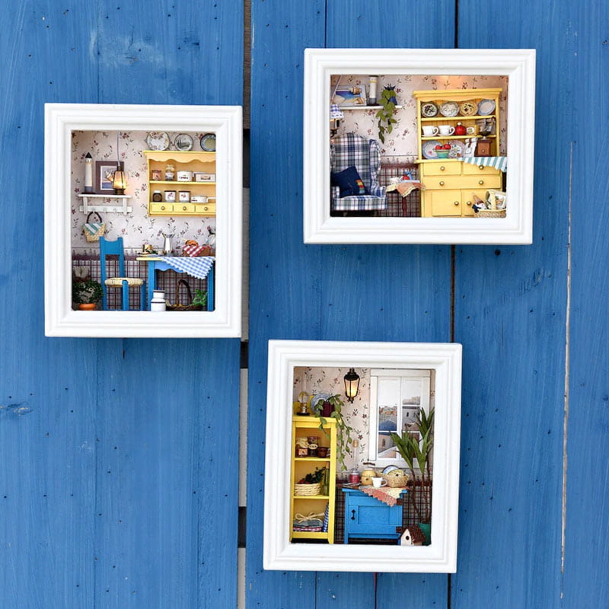 Miniaturowy domek - Ciepły świt