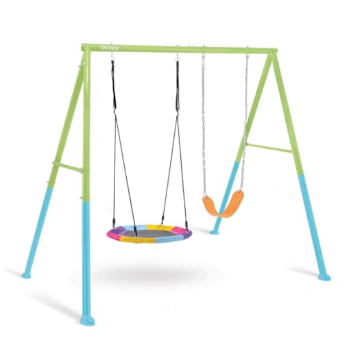 Huśtawka ogrodowa plac zabaw bocianie gniazdo Intex 44125