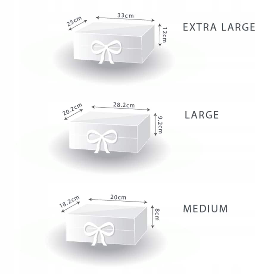 Płaskie Pudełko NA PREZENT KREMOWE PAKOWANIE box upominek gift 28x20x9cm