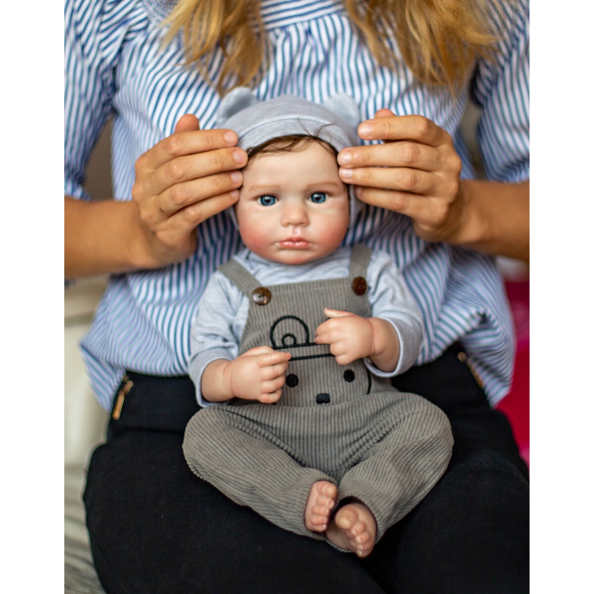 Lalka BOBAS Lalki reborn jak prawdziwe dziecko LALA Chłopak winylowa DOLL