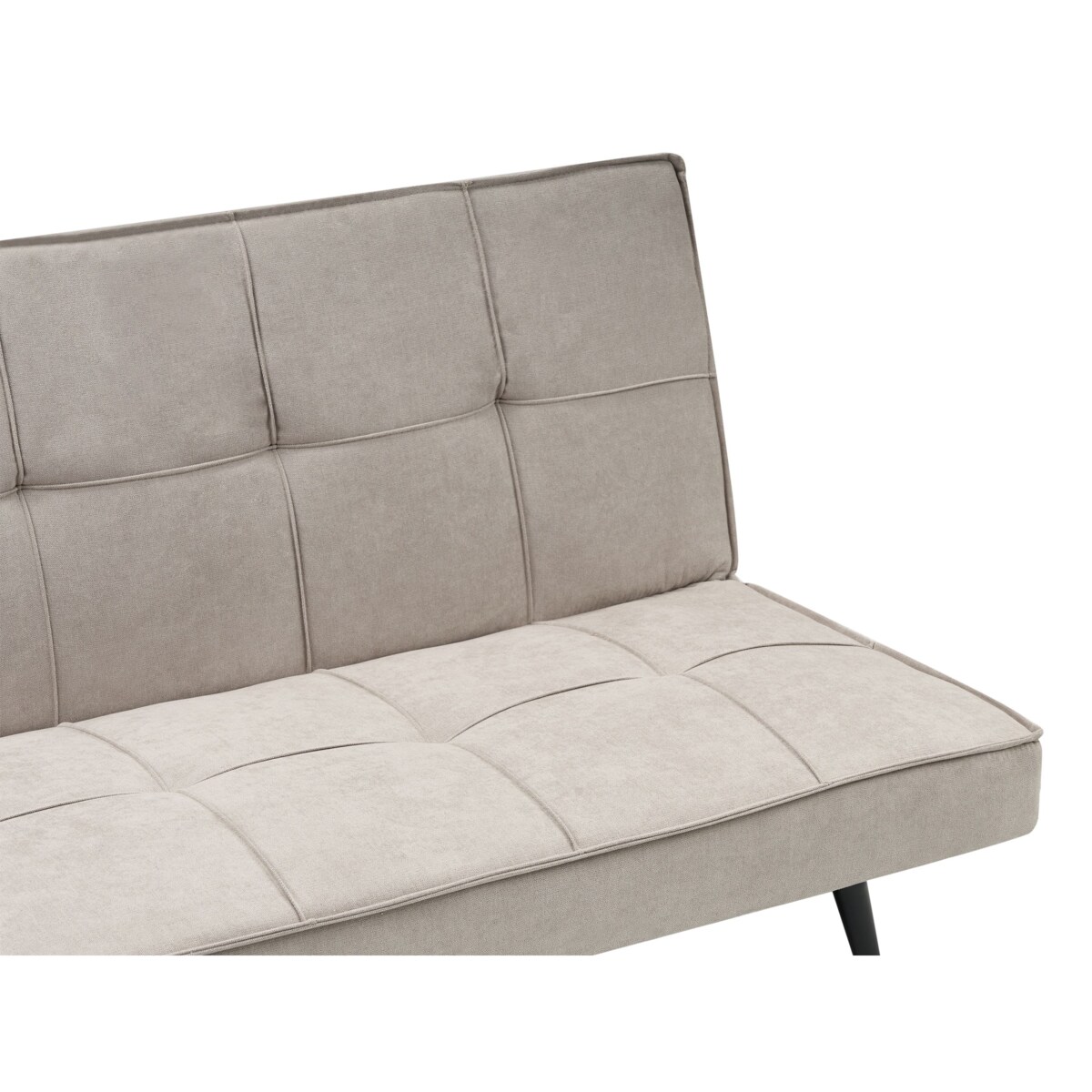 Sofa rozkładana HASLE Beżowy Tkanina