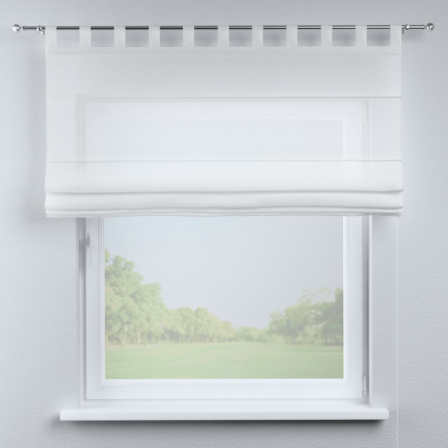 Roleta rzymska Verona 160x170 prześwitująca ecru