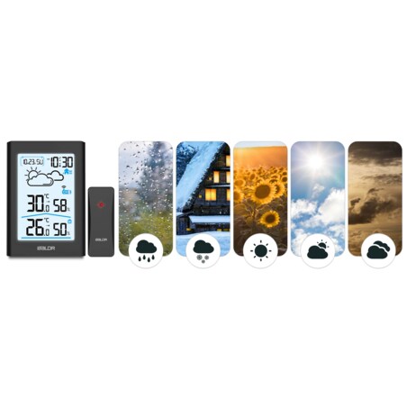 Bezprzewodowa stacja pogodowa pogody higrometr Baldr