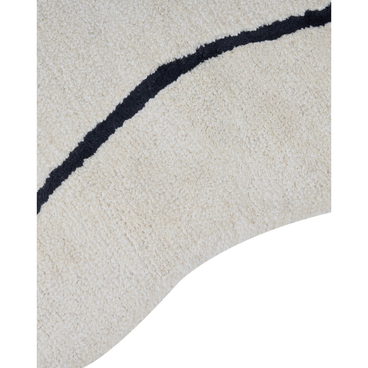 Dywan z wiskozy 160 x 230 cm beżowy DERA