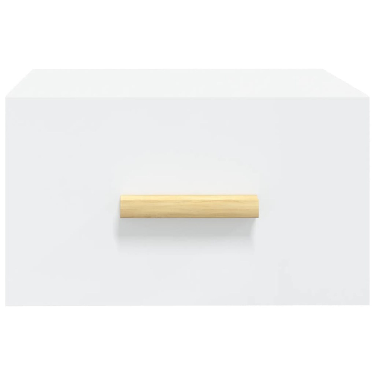 vidaXL Wisząca szafka nocna, biała, 35x35x20 cm