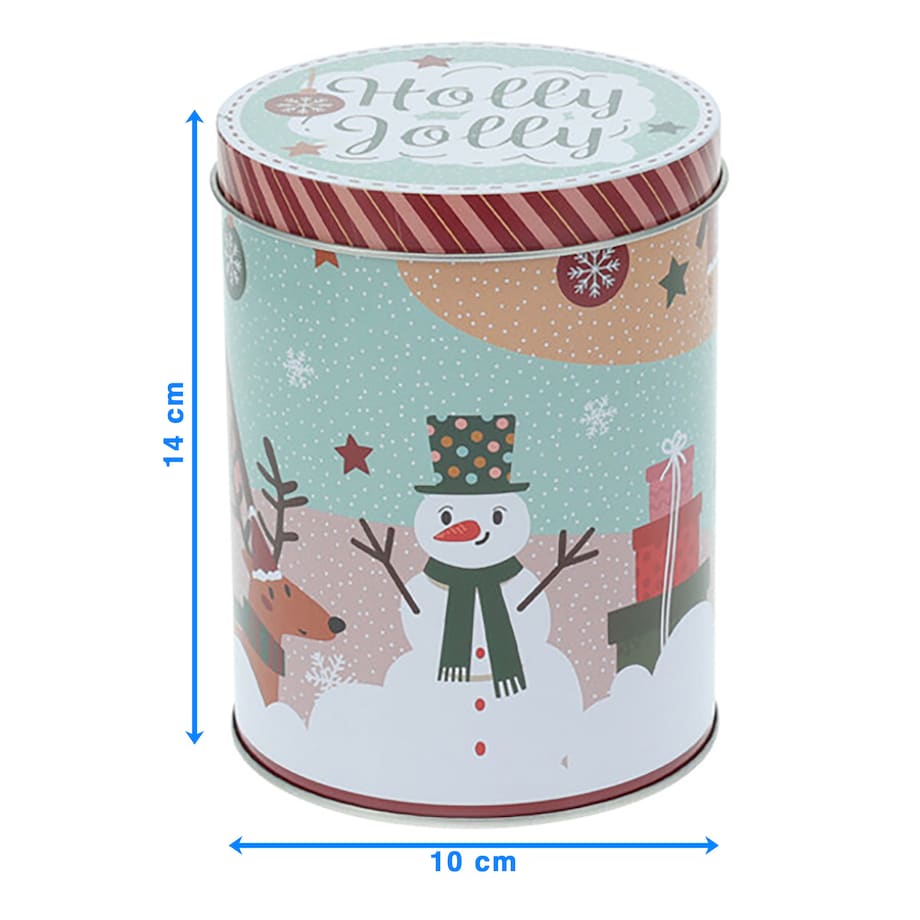 Puszka Na Pierniki Ciastka Boże Narodzenie 10X14 Cm Świąteczna Dekoracyjna Cukierki Słodycze