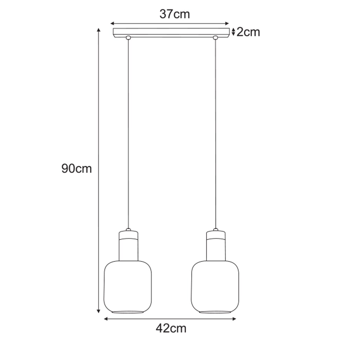 Lampa wisząca K-5261 z serii DENIS