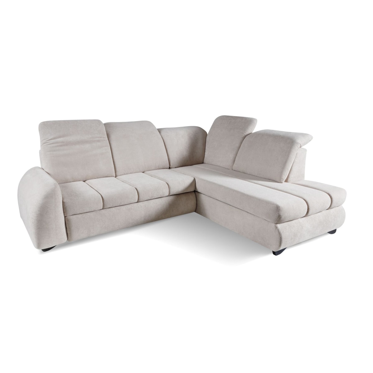 Wygodny Narożnik ONLY z regulowanym zagłówkiem, prawostronny