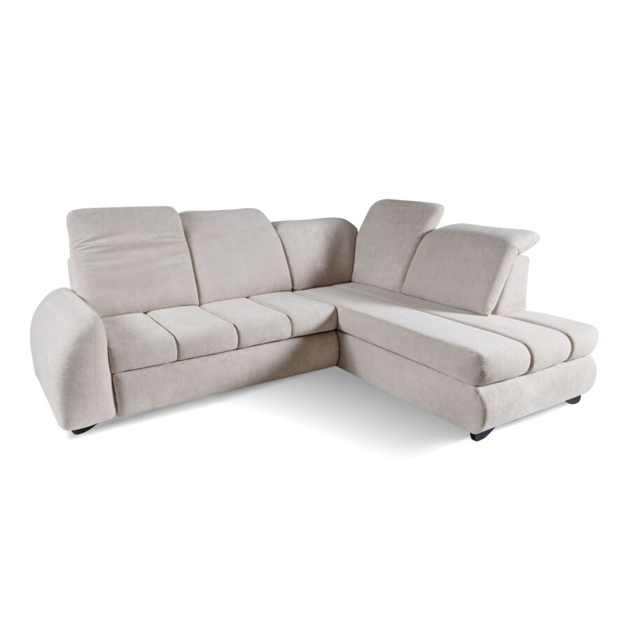 Wygodny Narożnik ONLY z regulowanym zagłówkiem, prawostronny