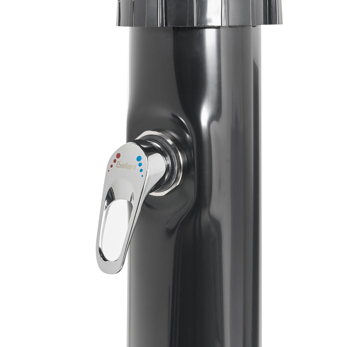 Prysznic ogrodowy solarny wolnostojący ELQUI Czarny