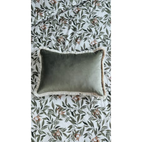 Poduszka delux woodland forest green
