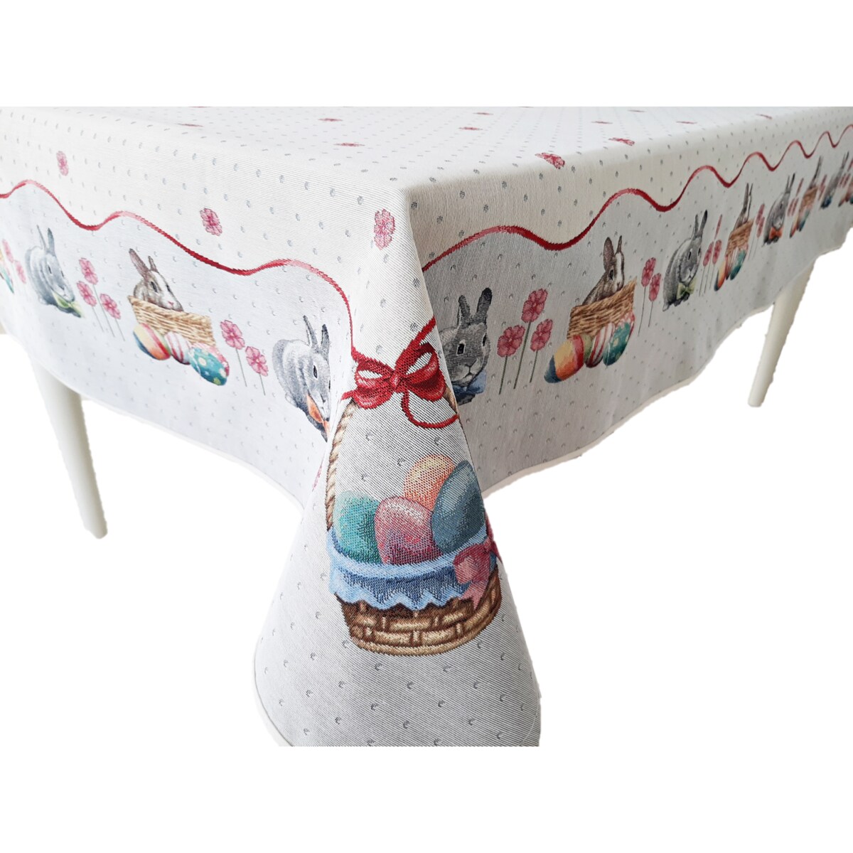 Obrus Wielkanocny 140X280 Cm Na Stół Ozdobny Dekoracyjny Leveret