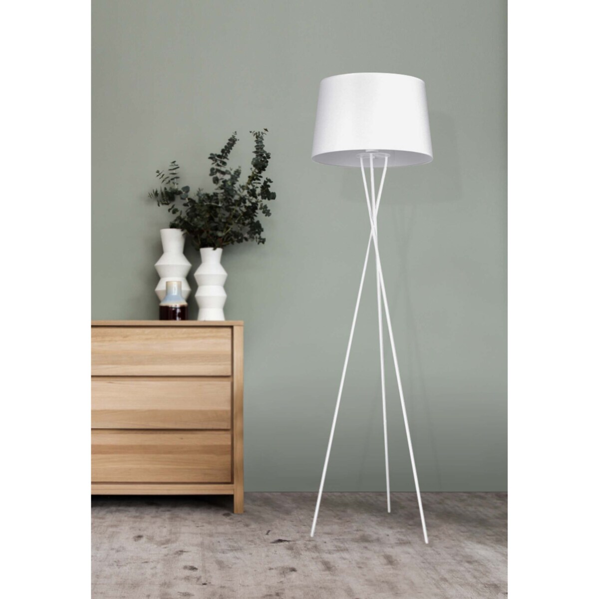 Lampa podłogowa K-4363 z serii REMI WHITE