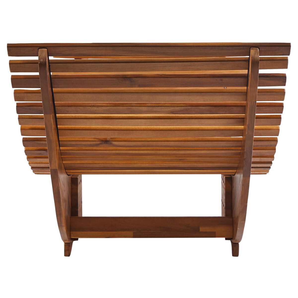 Leżak ogrodowy z poduszką BRESCIA PREMIUM Drewno akacjowe Jasnozielony