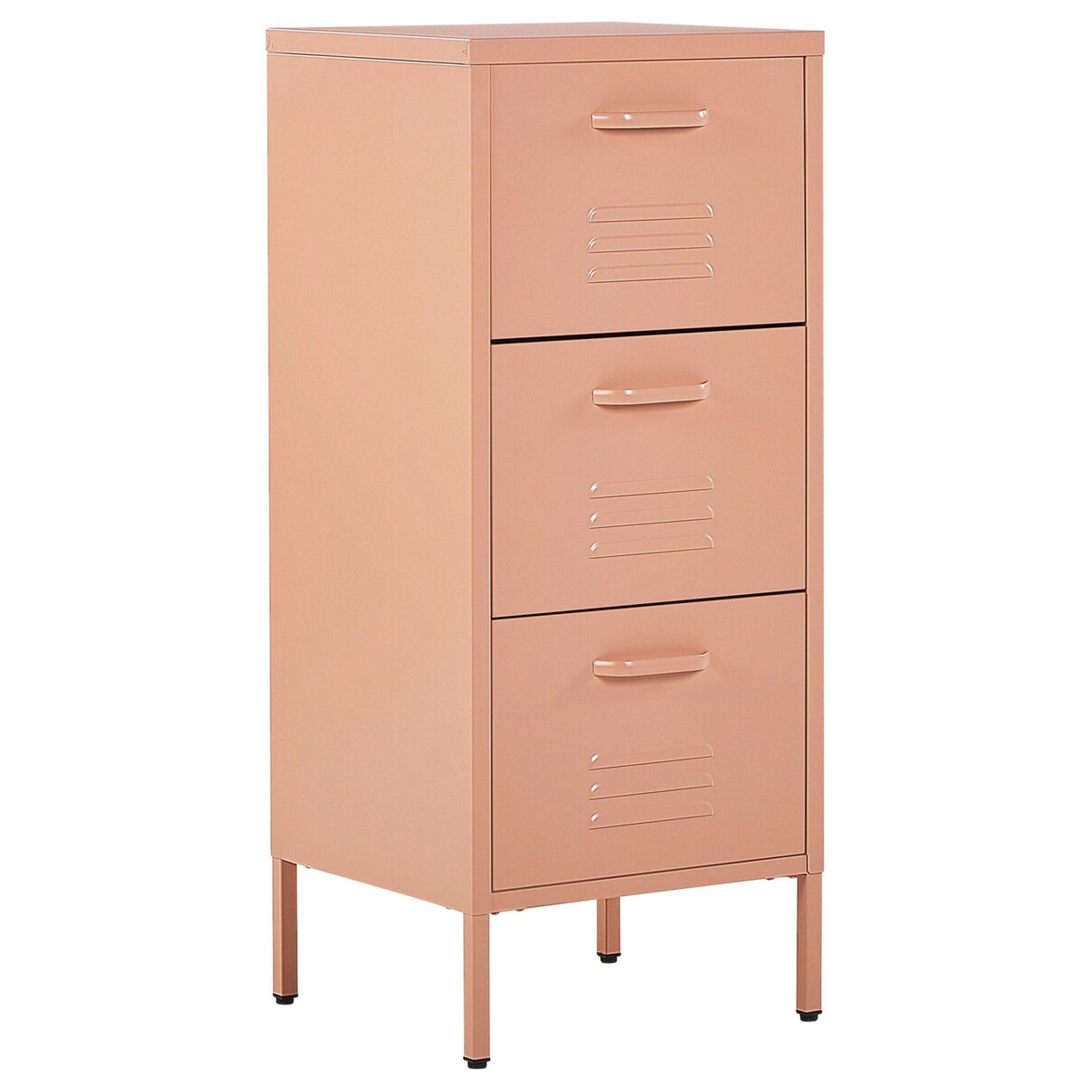 Szafka biurowa metalowa różowa WOSTOK