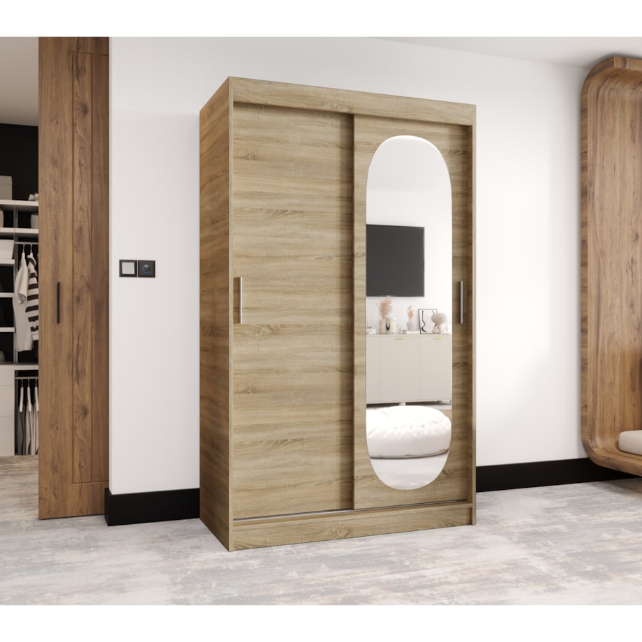 Szafa przesuwna ROYAL 120 sonoma