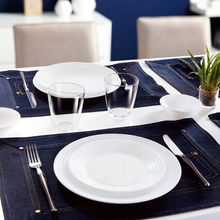 TALERZ OBIADOWY PŁYTKI 6 x 25 cm harena LUMINARC