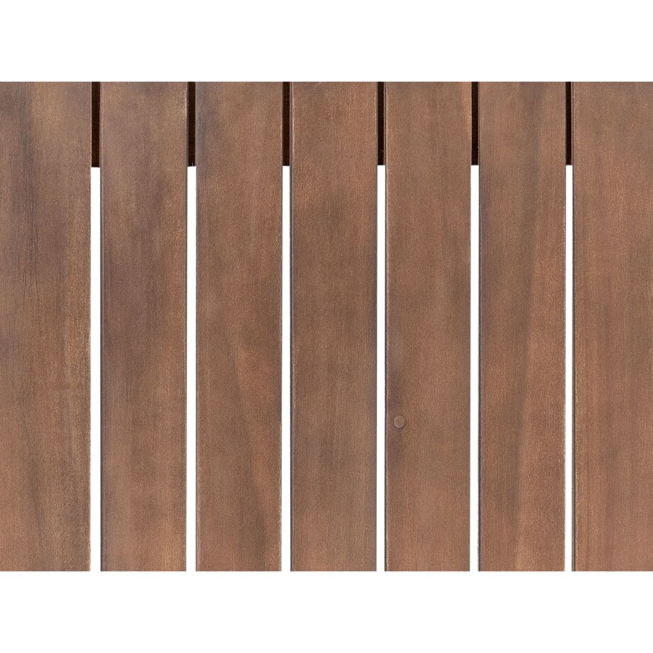 Stolik ogrodowy z certyfikowanego drewna 90 x 75 cm ciemny TIMOR II