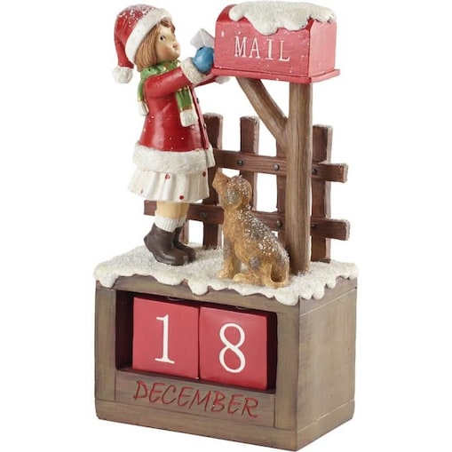 Kalendarz grudniowy Winter Collage Accessories, 12.5 x 8 x 22.5 cm, Villeroy & Boch