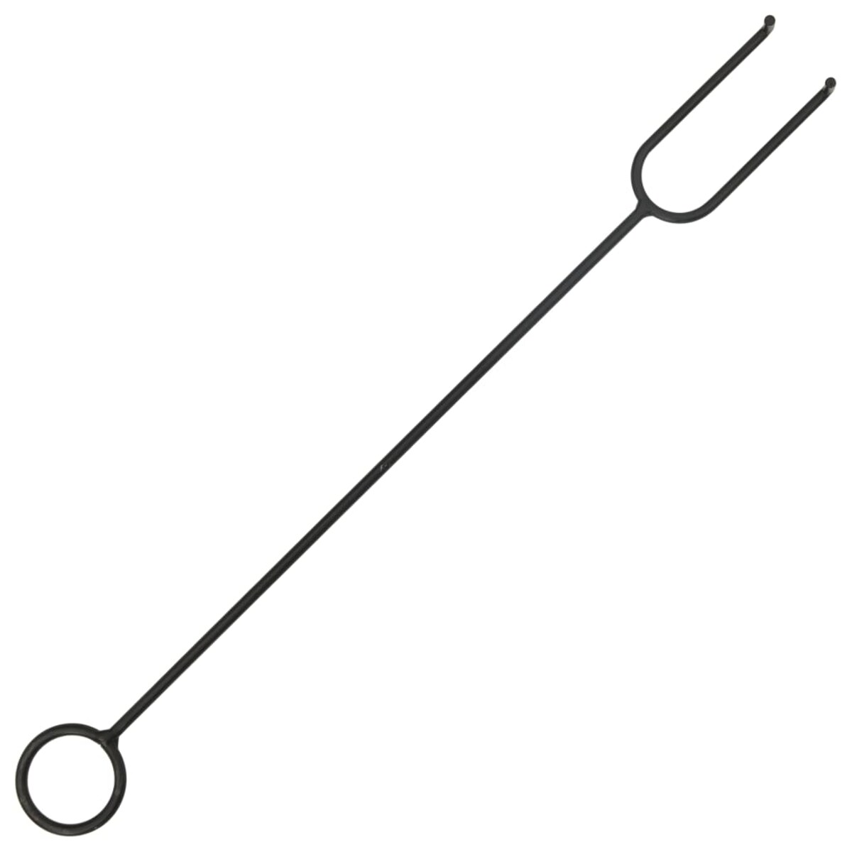 vidaXL Palenisko z pogrzebaczem, 64 cm, XXL, stal