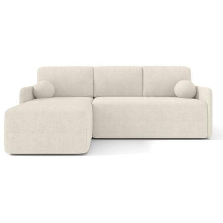 Nowoczesny narożnik BLUMEN boucle uniwersalny - ecru