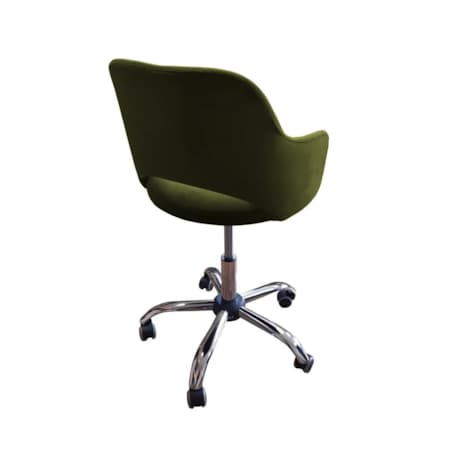 Fotel IZMA BL VELVET oliwkowy