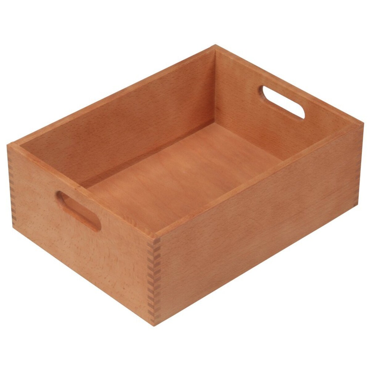 Pojemnik do przechowywania z uchwytami, drewno bukowe, Kesper