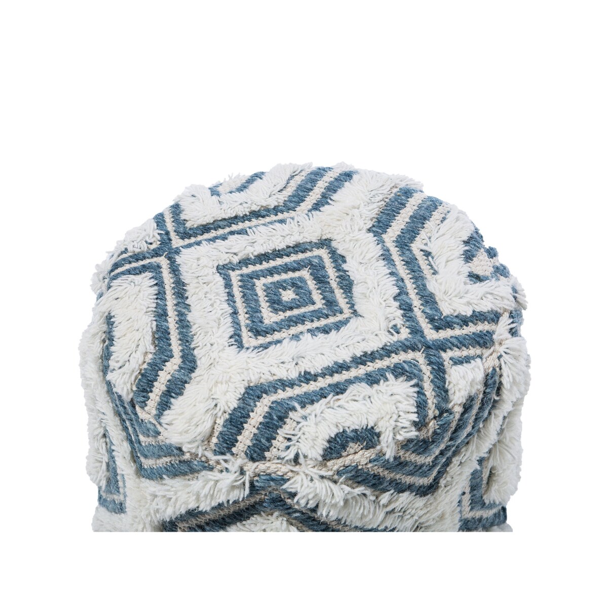 Stołek biało-niebieski AGRA