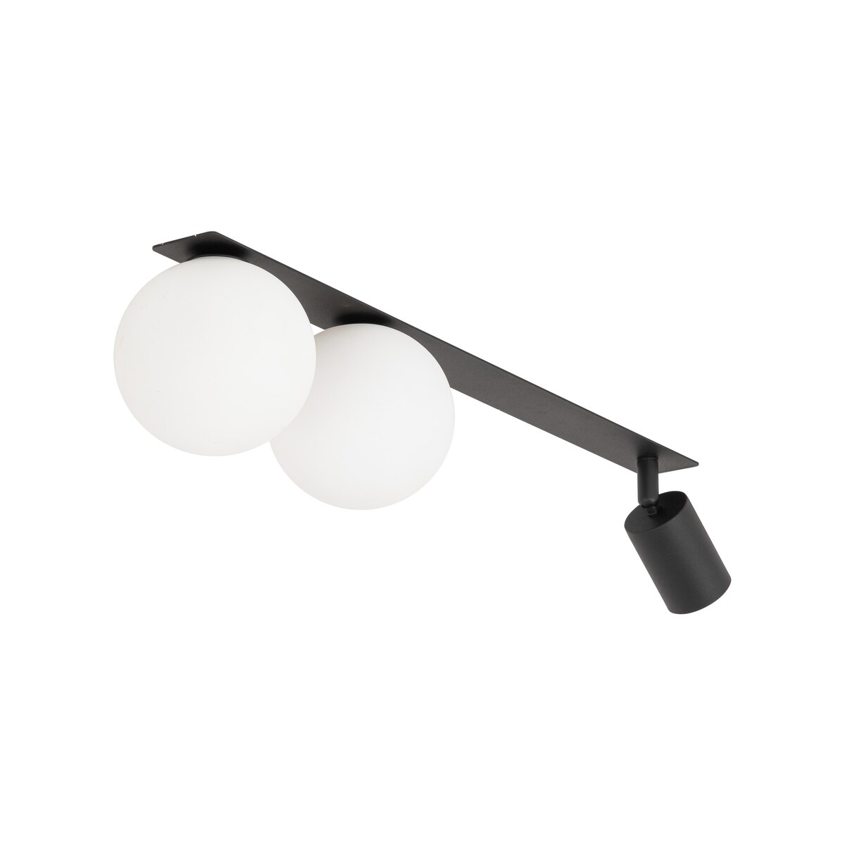 Lampa Sufitowa Podtynkowa z Reflektorem VOX 10928 Biało-Czarna 3-Punktowa TK Lighting