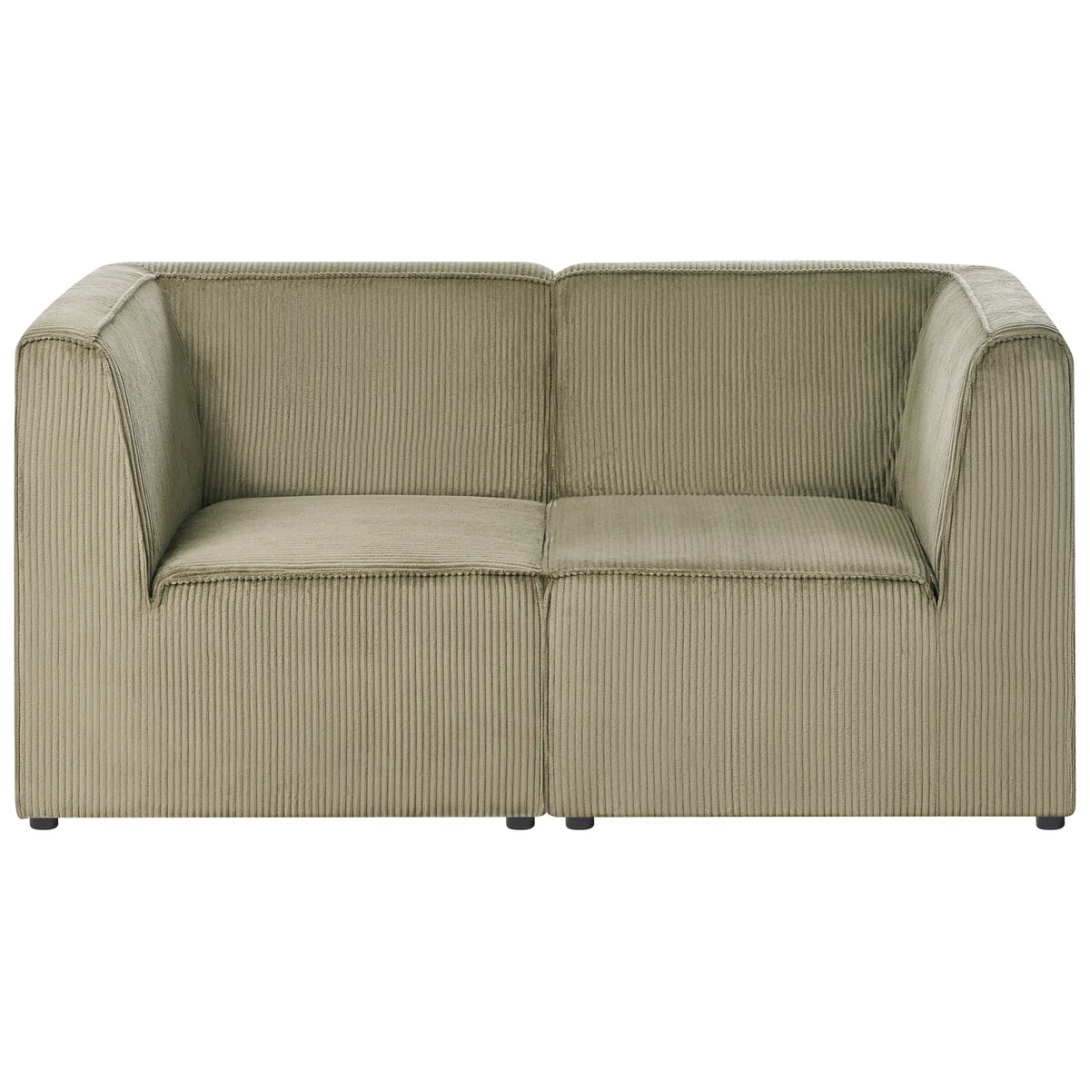 Sofa modułowa dla 2 osób LEMVIG Zielony Sztruks