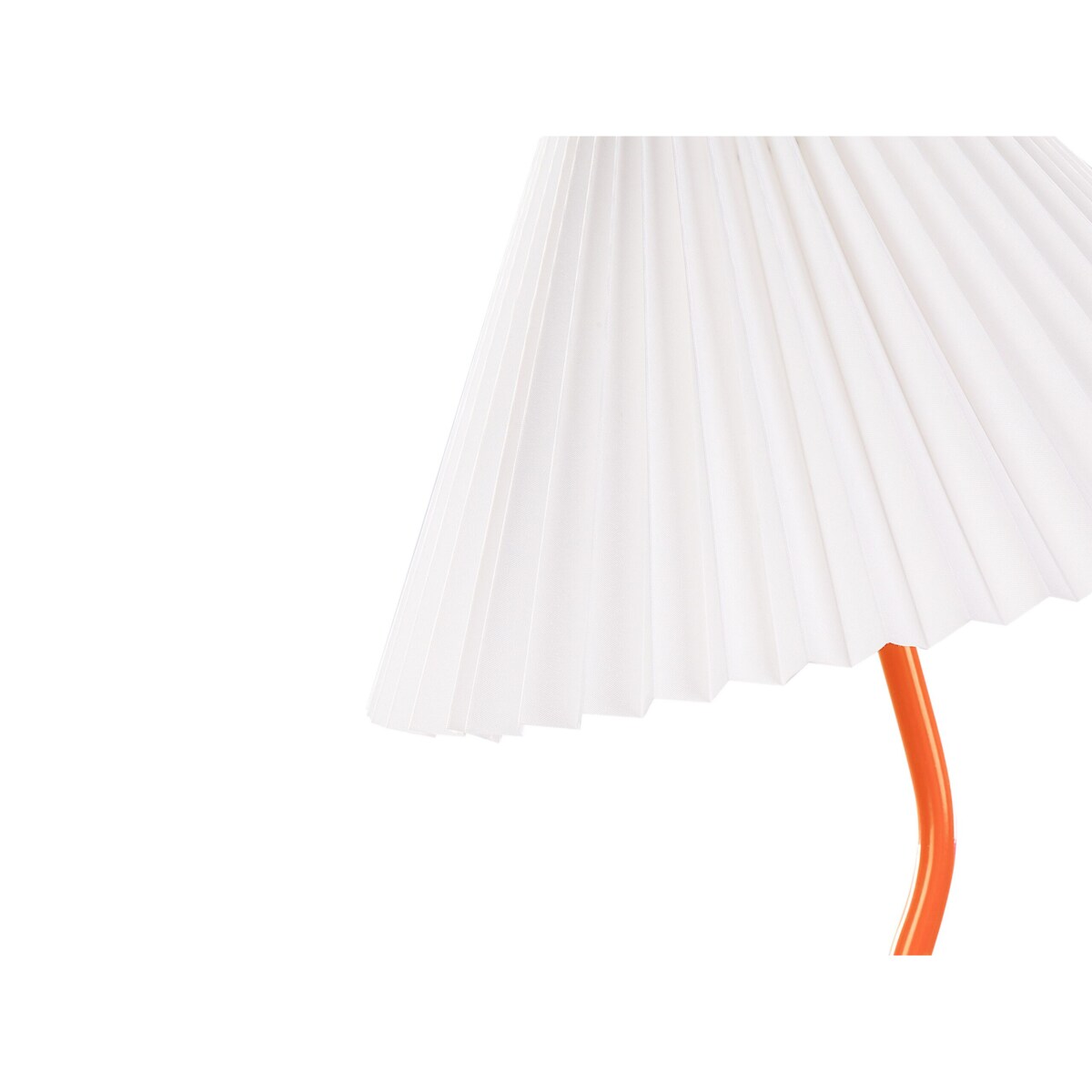 Lampa stołowa metalowa pomarańczowa ALWERO