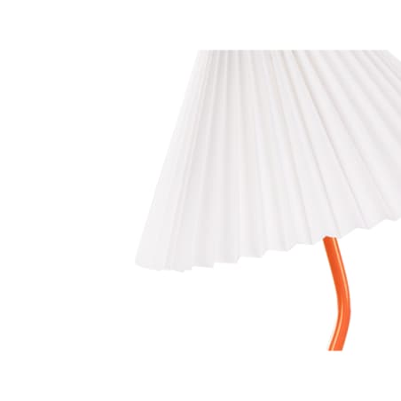 Lampa stołowa metalowa pomarańczowa ALWERO