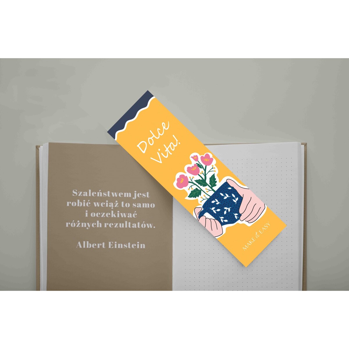 ZAKŁADKA DO KSIĄŻKI, PLANNERA – DOLCE VITA!