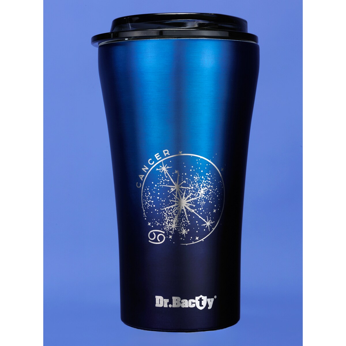 Kubek termiczny na kawę Dr.Bacty Apollo 2.0 "Rak"- 360 ml - Monaco Blue