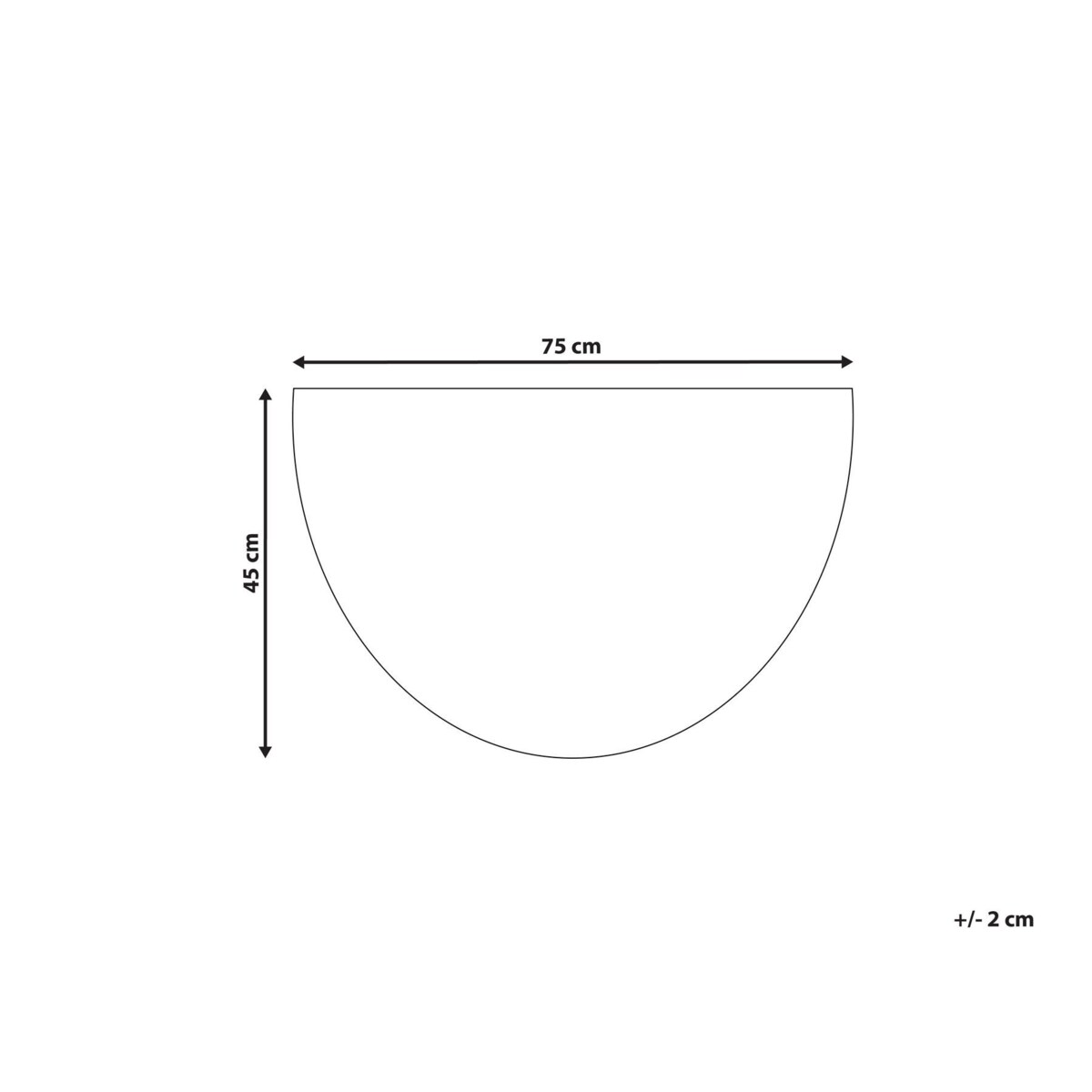 Wycieraczka AMBUKLAO Naturalny 45 x 75 cm Włókno kokosowe