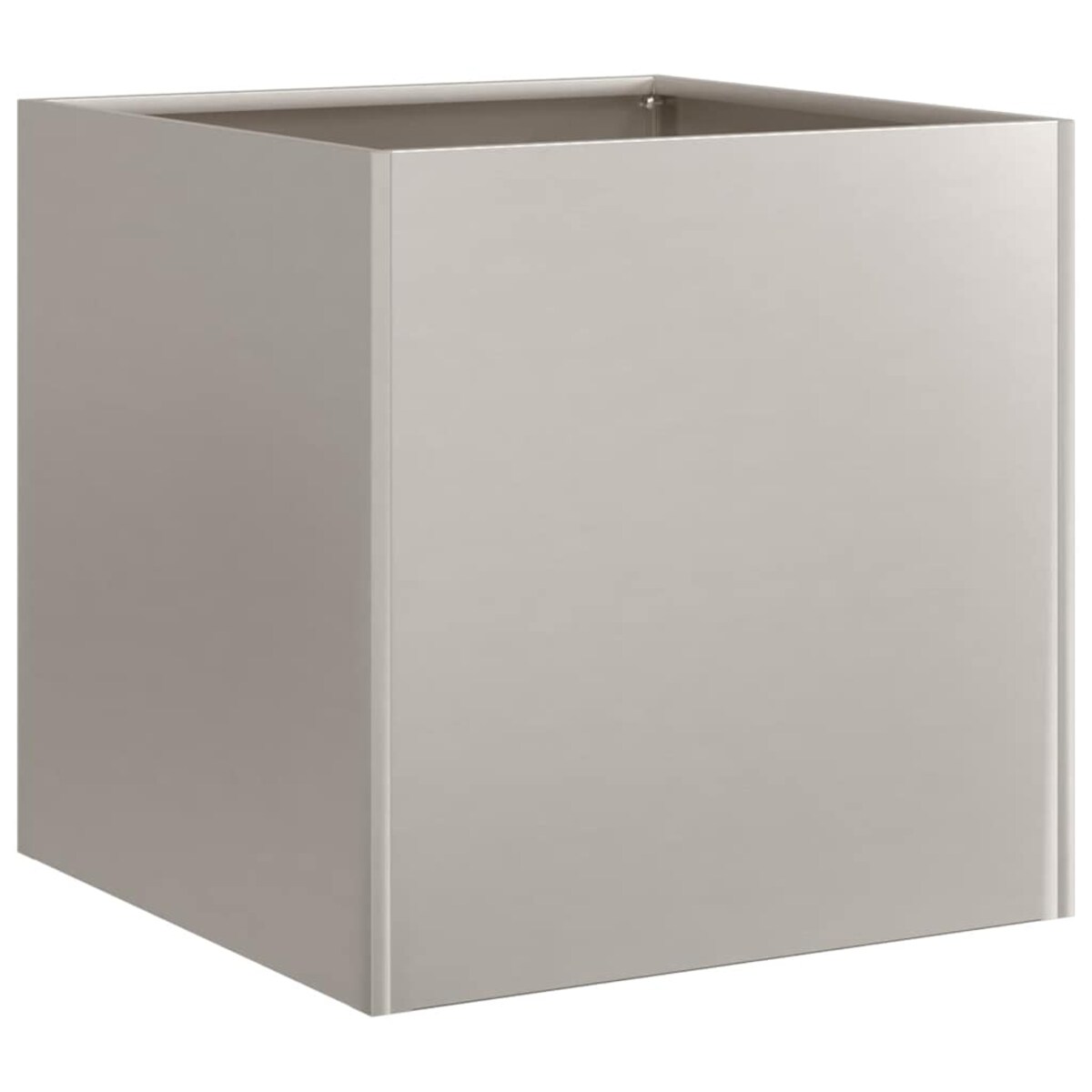 vidaXL Doniczka Rusty 40x40x40 cm Stal nierdzewna