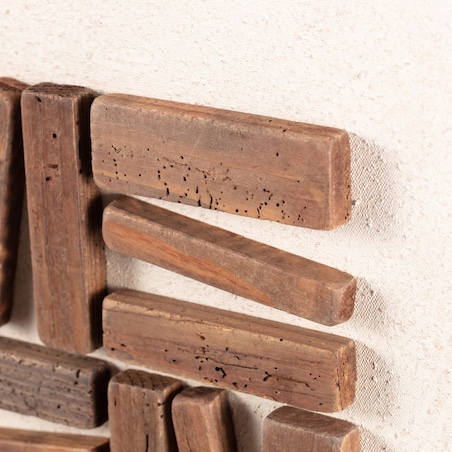 Obraz Esenia Wood 62x62cm, 62 x 5 x 62 cm