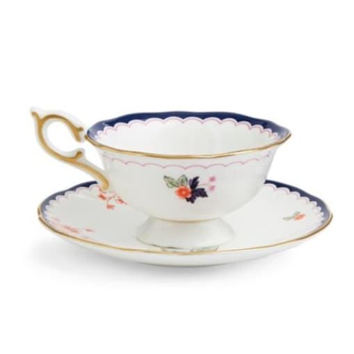 Filiżanka do herbaty ze spodkiem Jasmine Bloom Wonderlust Wedgwood