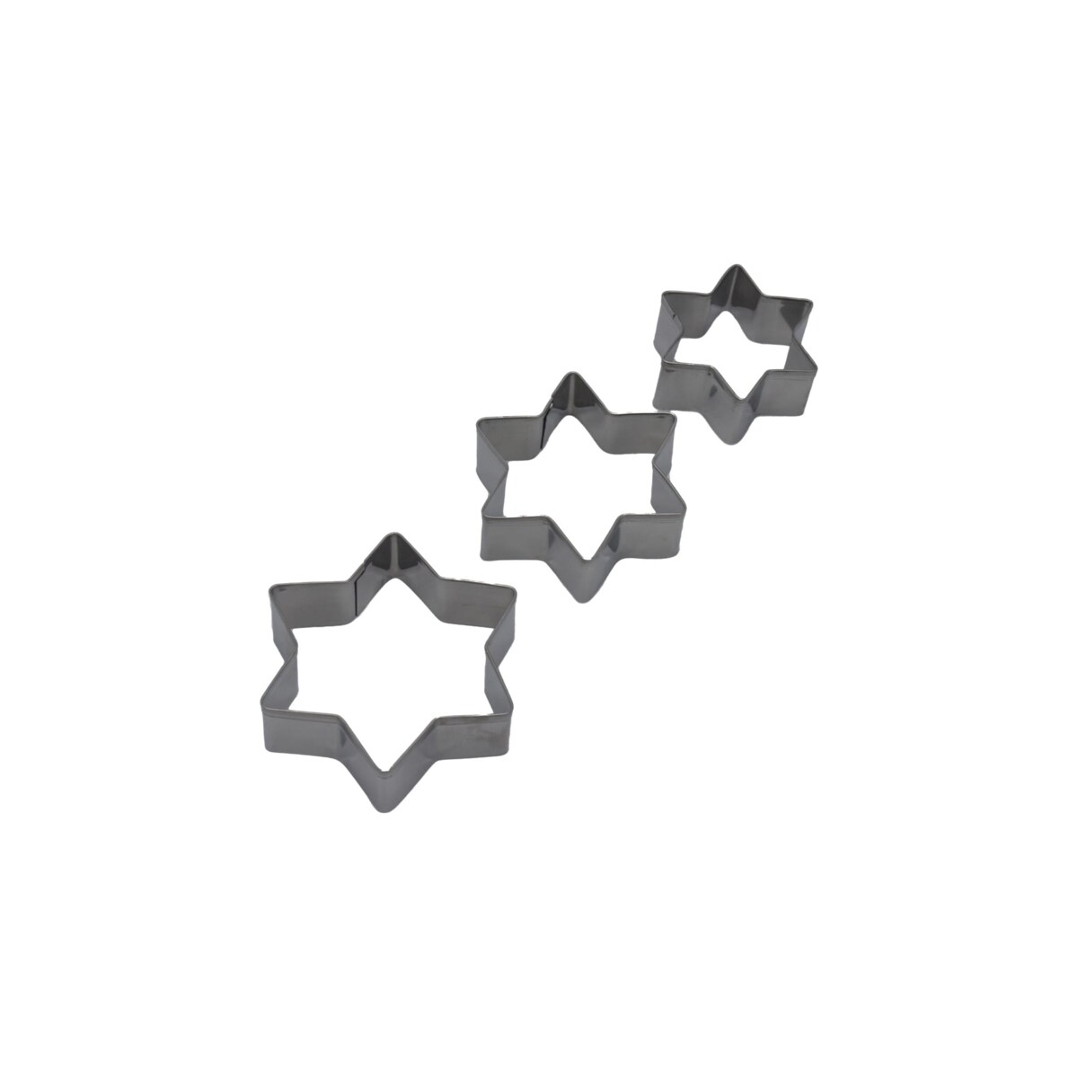 Zestaw wykrawaczy do ciastek pierników gwiazdka 3-ele BRUNBESTE