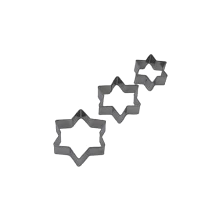 Zestaw wykrawaczy do ciastek pierników gwiazdka 3-ele BRUNBESTE