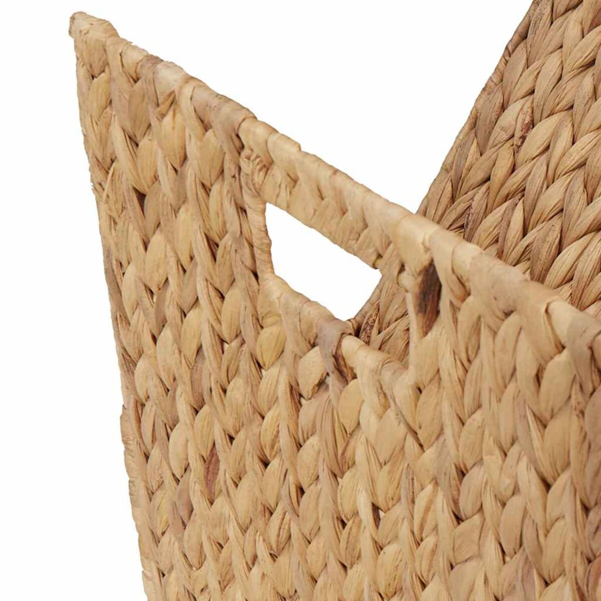 vidaXL Stojak na gazety, 31x31x31 cm, hiacynt wodny